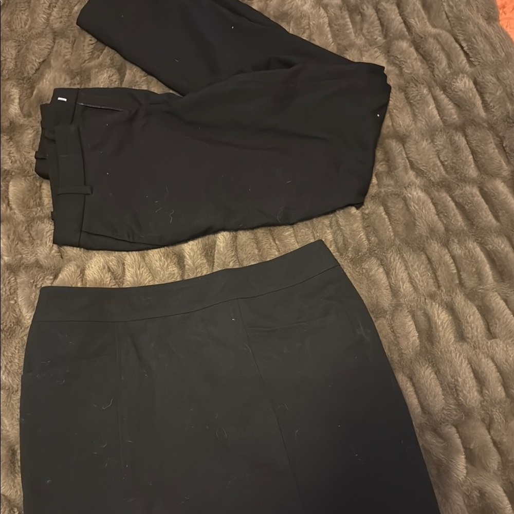 Ann Taylor Black Trousers Stretchy Fit